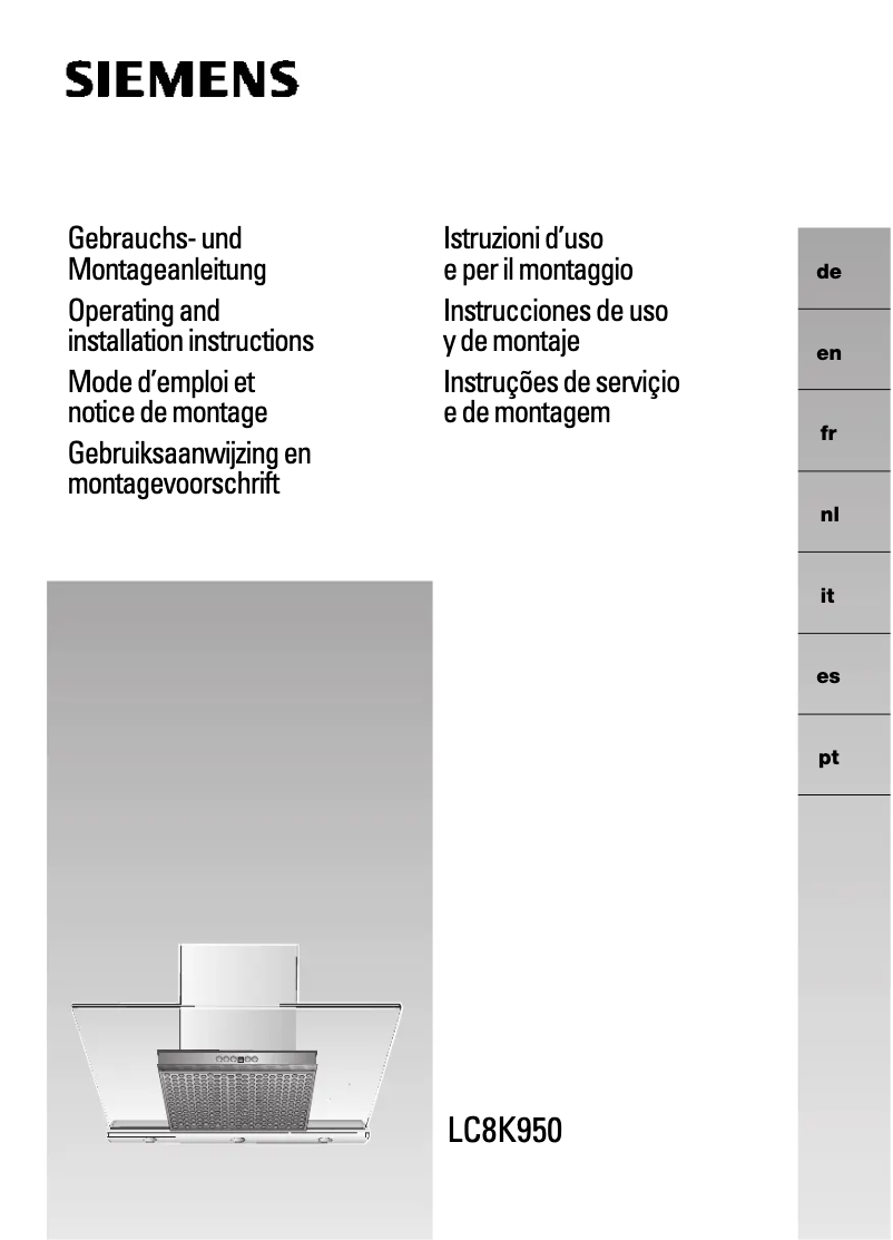 Imagen de la primera página del manual del dispositivo LC966KA40