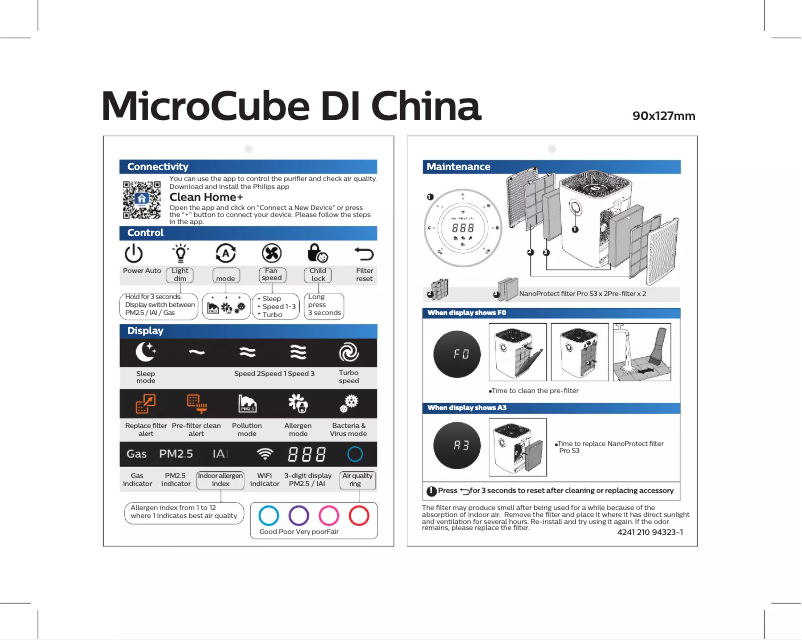 Imagen de la primera página del manual del dispositivo AC5656