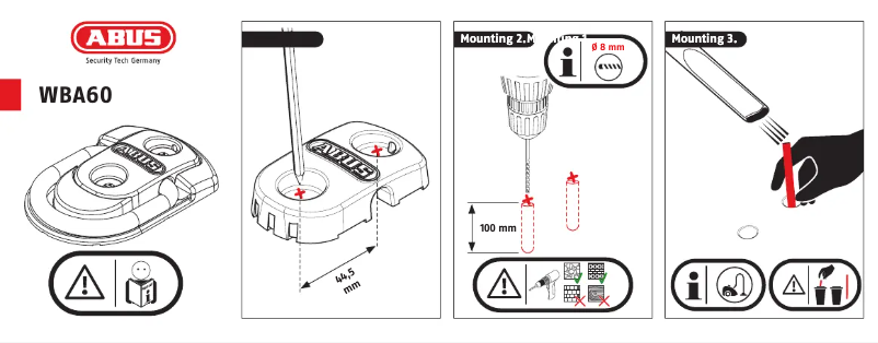Imagen de la primera página del manual del dispositivo WBA60