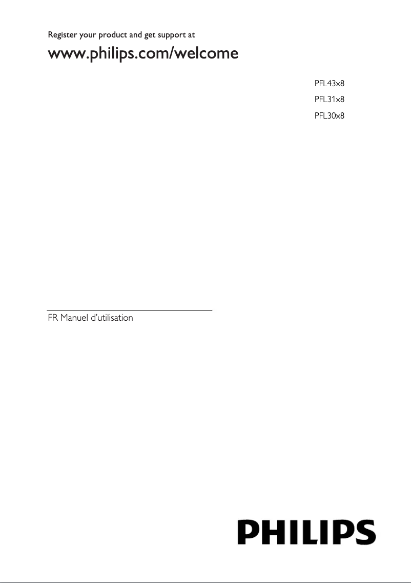 Imagen de la primera página del manual del dispositivo 32PFL3158T