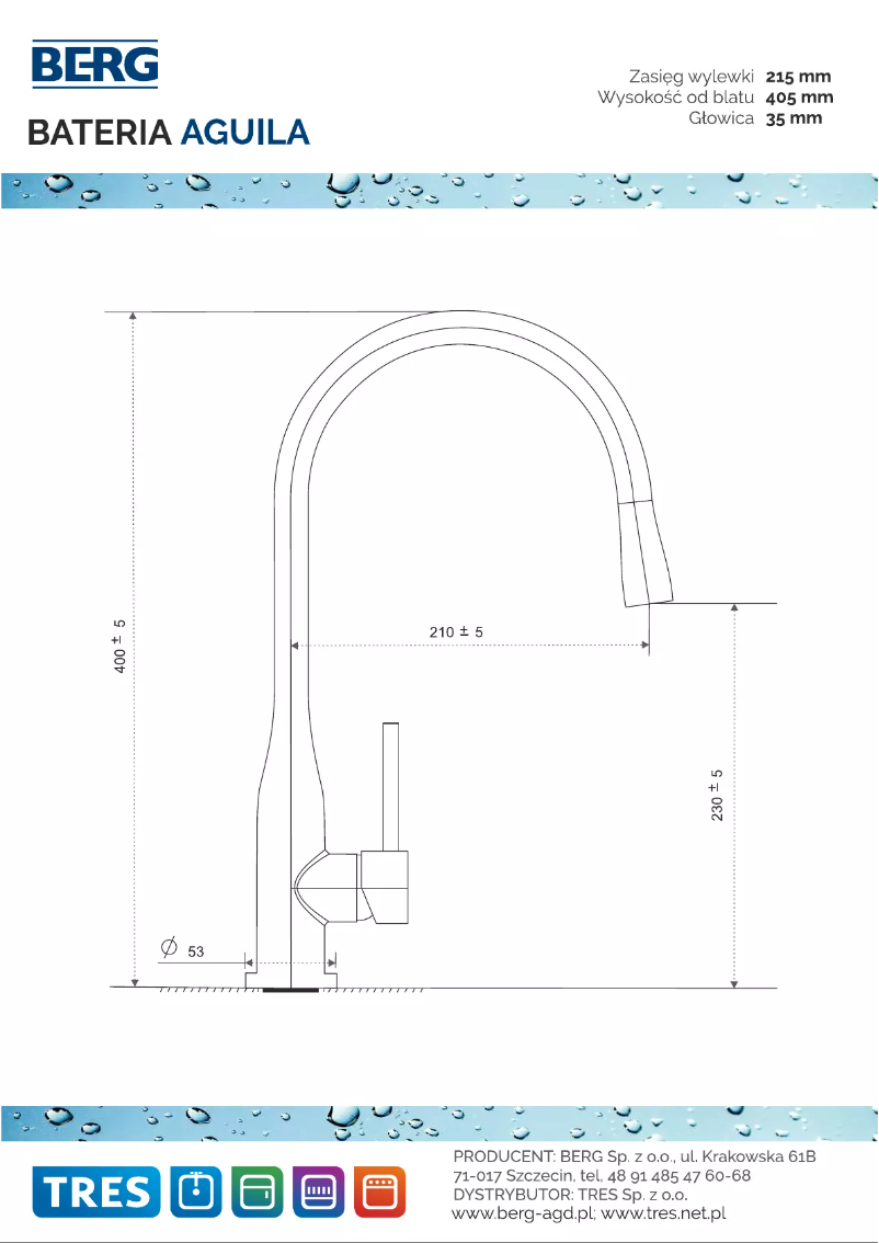 Página 1 del manual Manual de usuario Berg Aguila