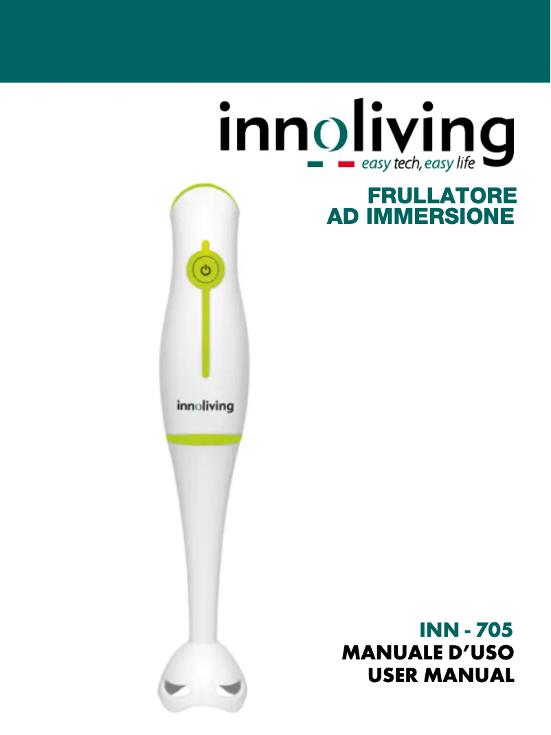 Imagen de la primera página del manual del dispositivo INN-705