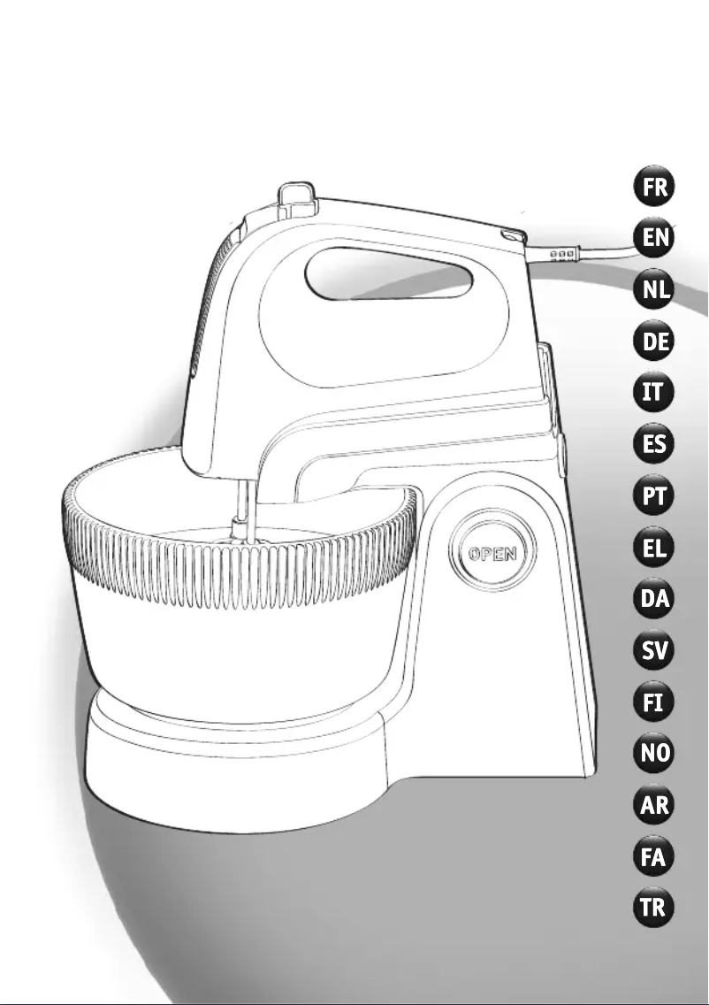 Página 1 del manual Manual de usuario Moulinex Powermix HM6151