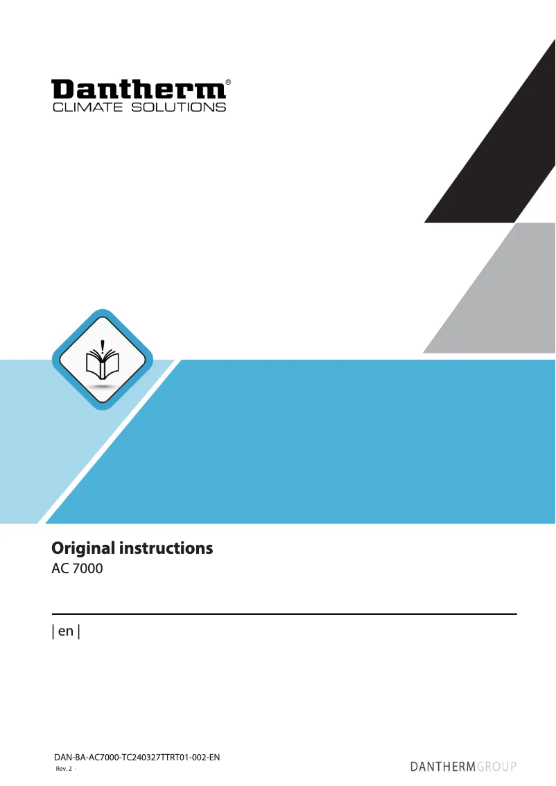 Página 1 del manual Manual de usuario Dantherm AC 7000
