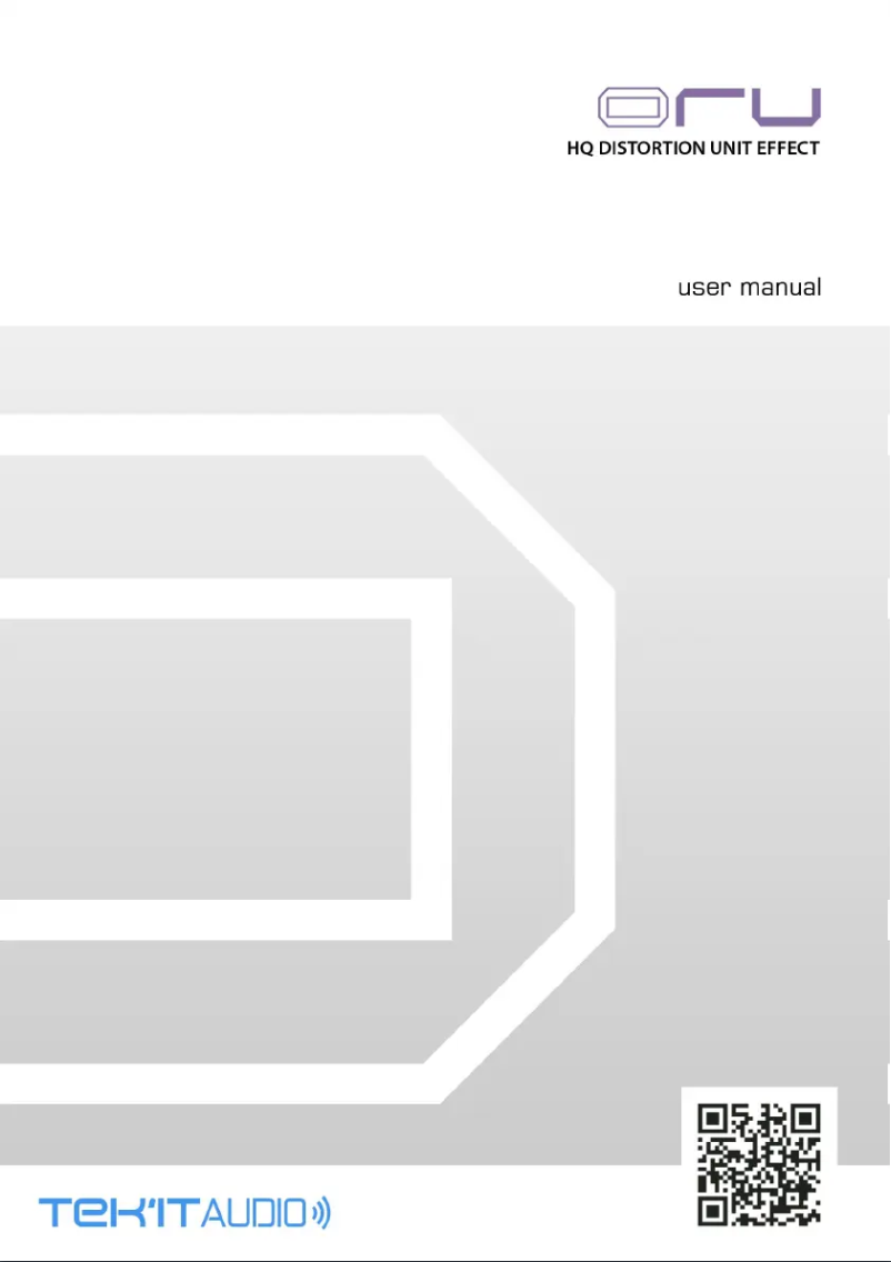 Página nº 1 - Manual de usuario Tek'it Audio Oru