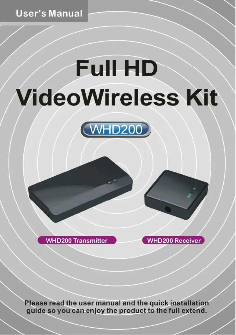 Imagen de la primera página del manual del dispositivo WHD200
