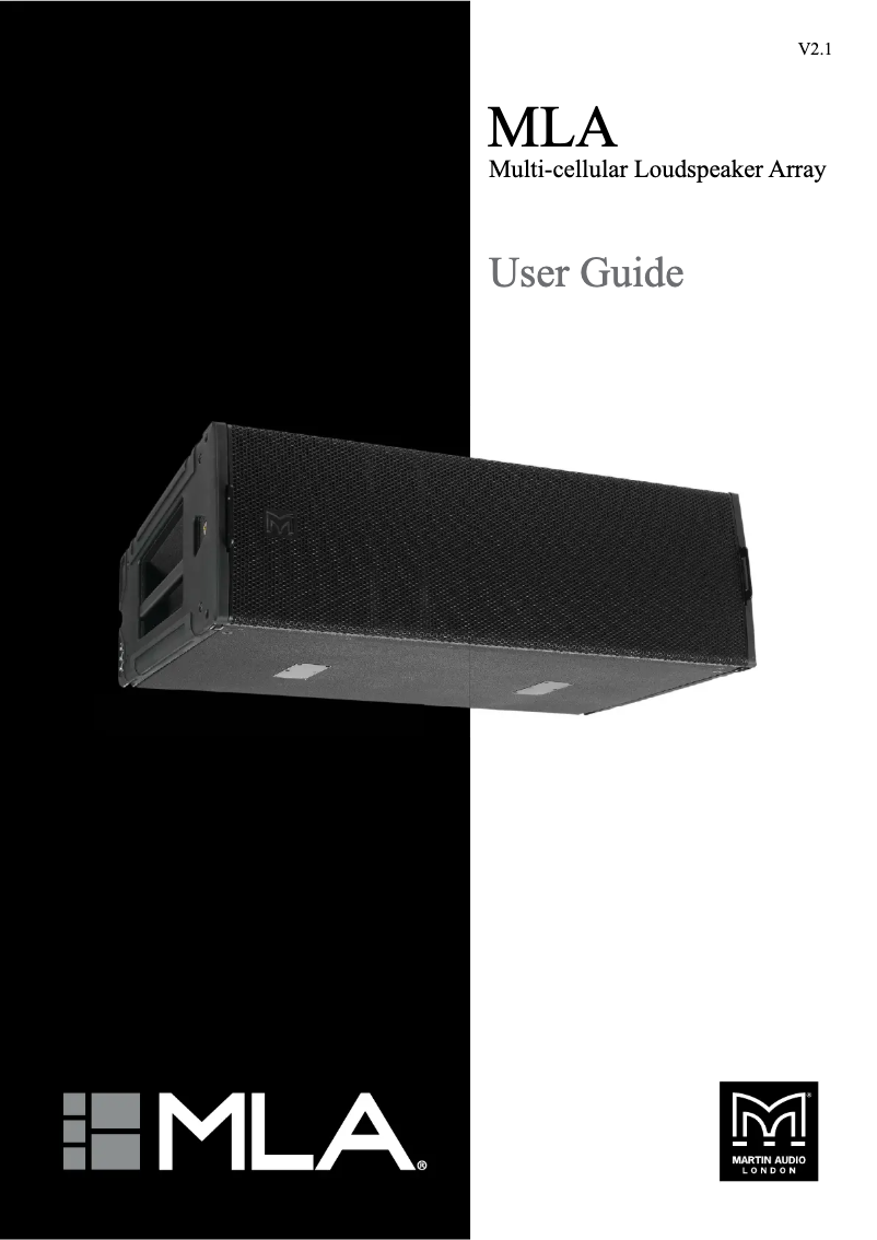 Página 1 del manual Manual de usuario Martin Audio MLA Compact
