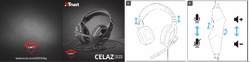 Página 1 del manual Manual de usuario Trust Celaz GXT 412