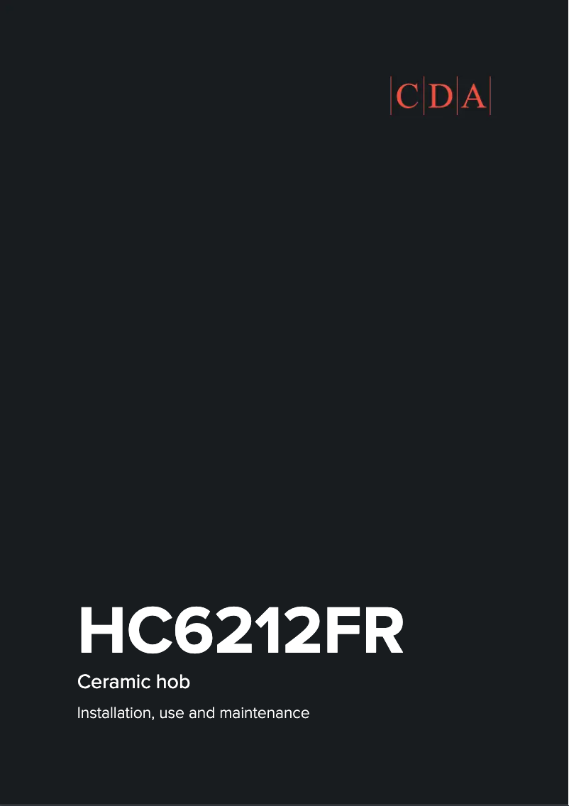 Página 1 del manual Manual de usuario CDA HC6212FR