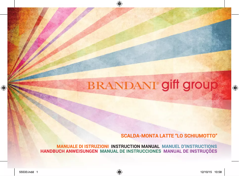 Página 1 del manual Manual de usuario Brandani Batedor 59152