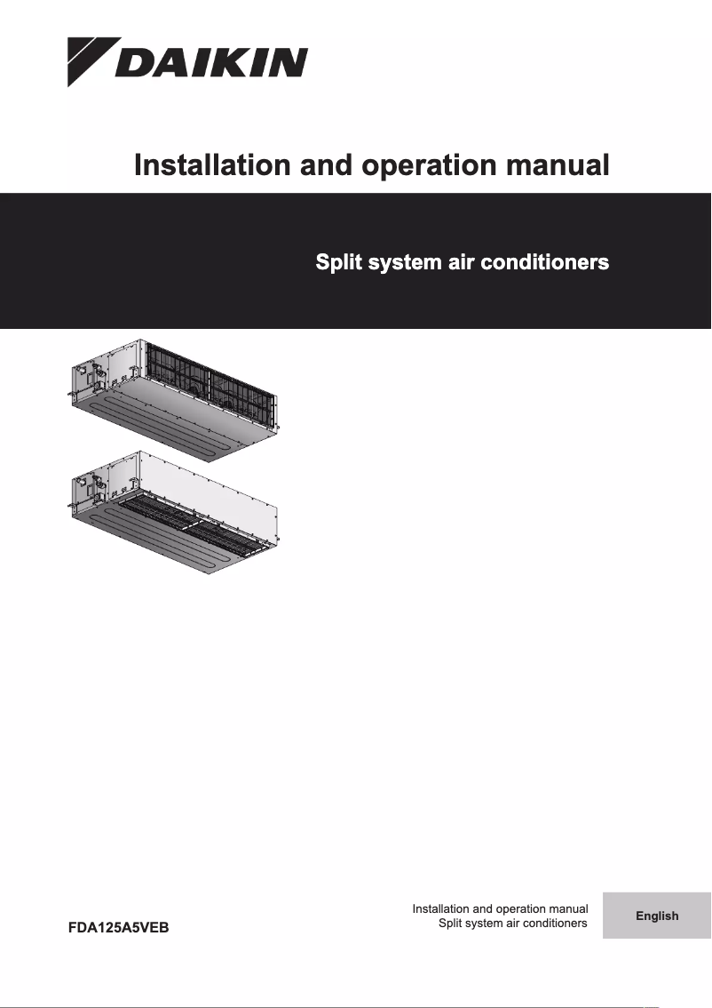 Imagen de la primera página del manual del dispositivo FDA250AXVEB
