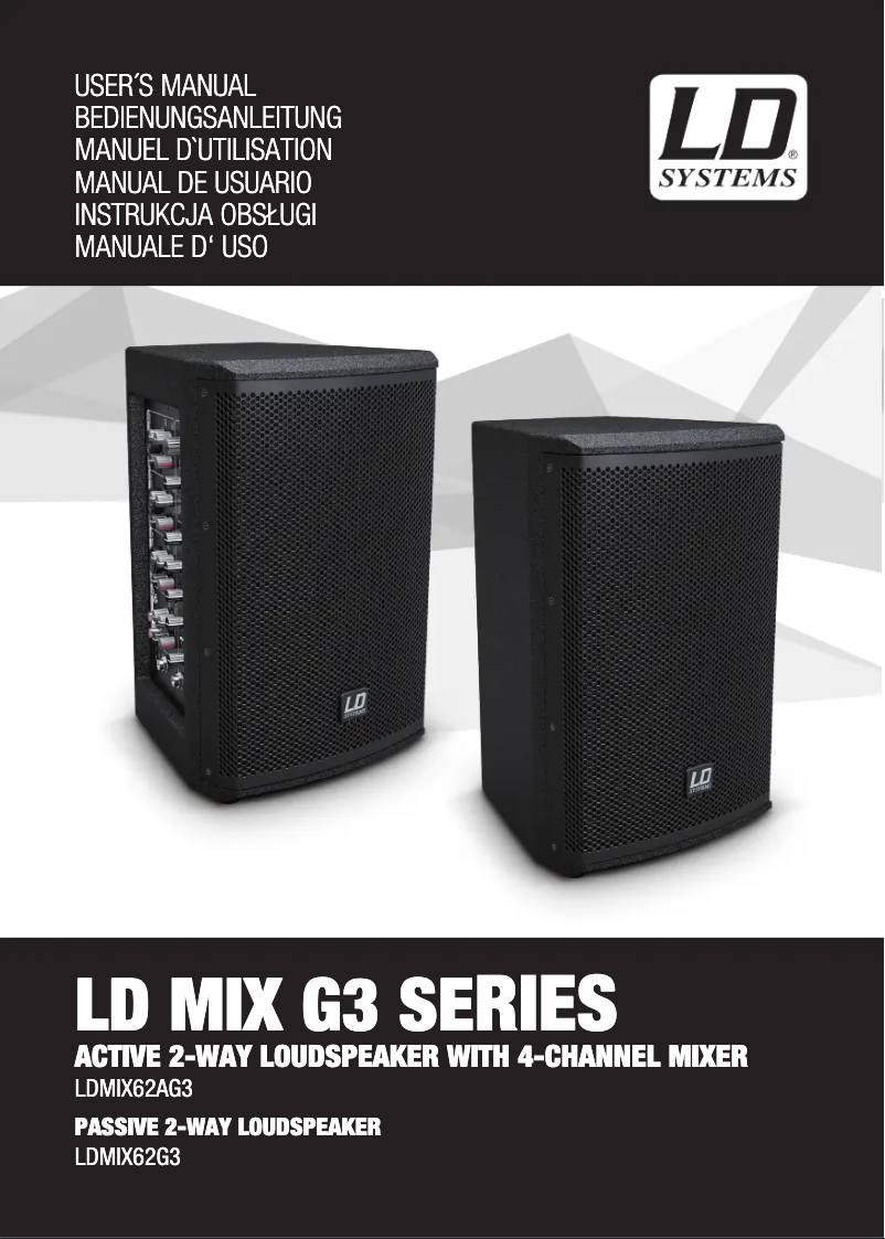 Página nº 1 - Manual de usuario LD Systems MIX 6 G3
