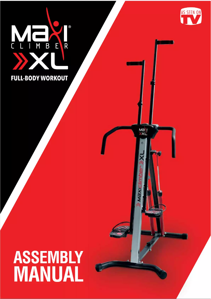 Página nº 1 - Manual de usuario MaxiClimber XL