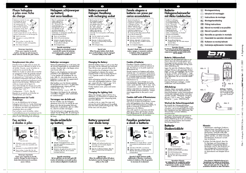 Imagen de la primera página del manual del dispositivo Relite-D
