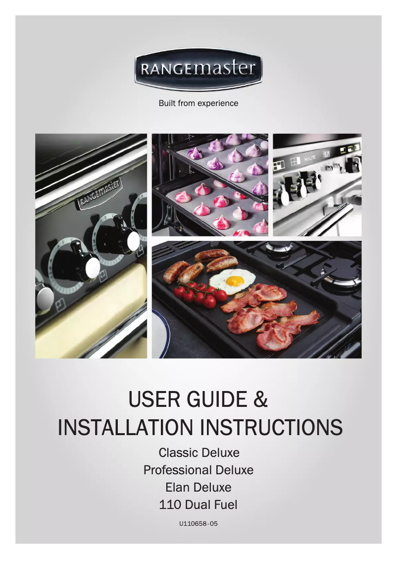 Página 1 del manual Manual de usuario Rangemaster ELA110DFFOG