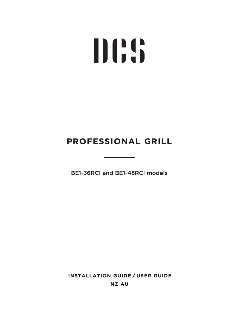 Imagen de la primera página del manual del dispositivo BE1-36RCI-L