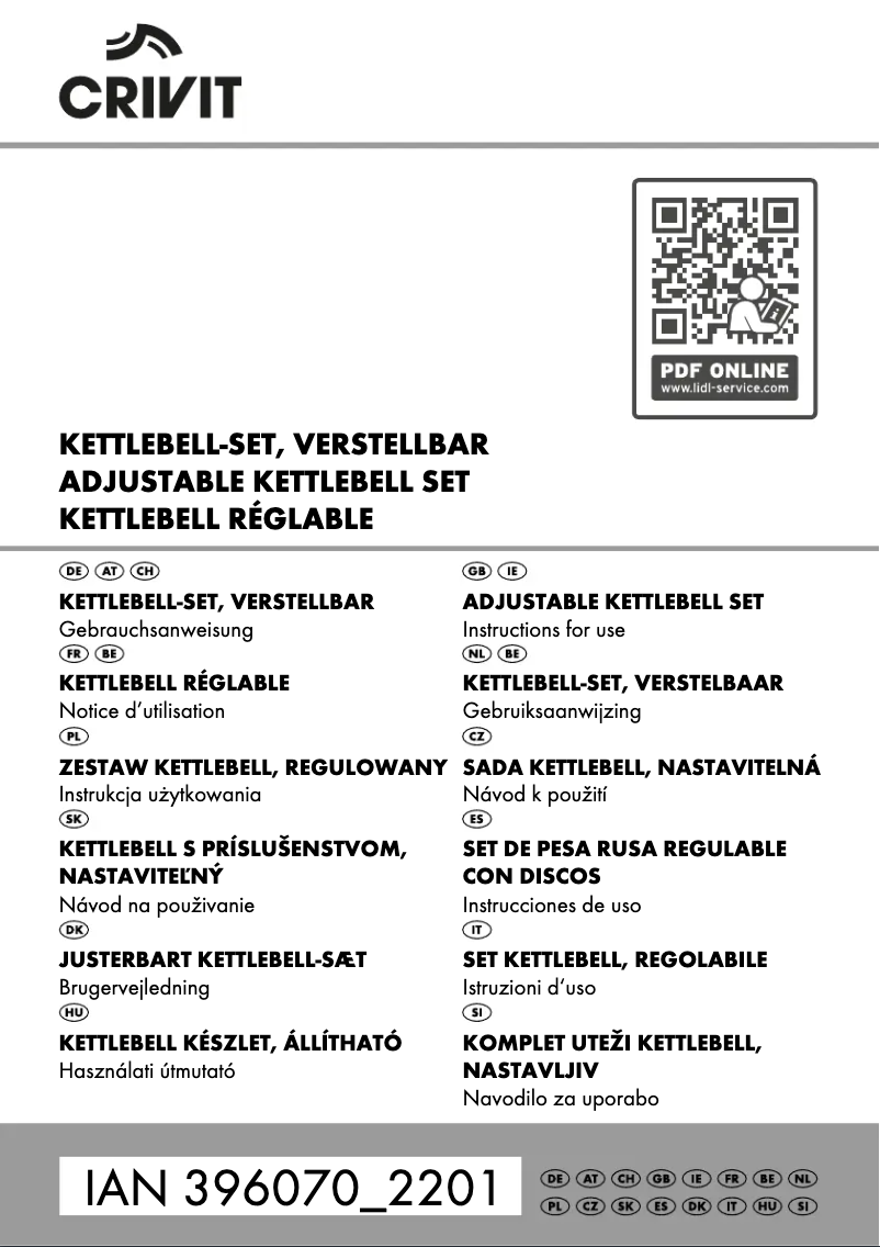 Imagen de la primera página del manual del dispositivo IAN 396070