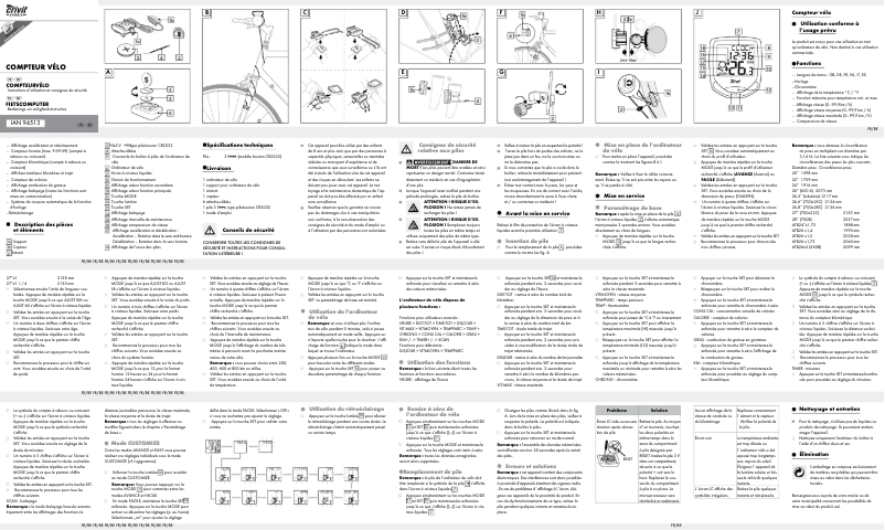 Página 1 del manual Manual de usuario Crivit Z31335A