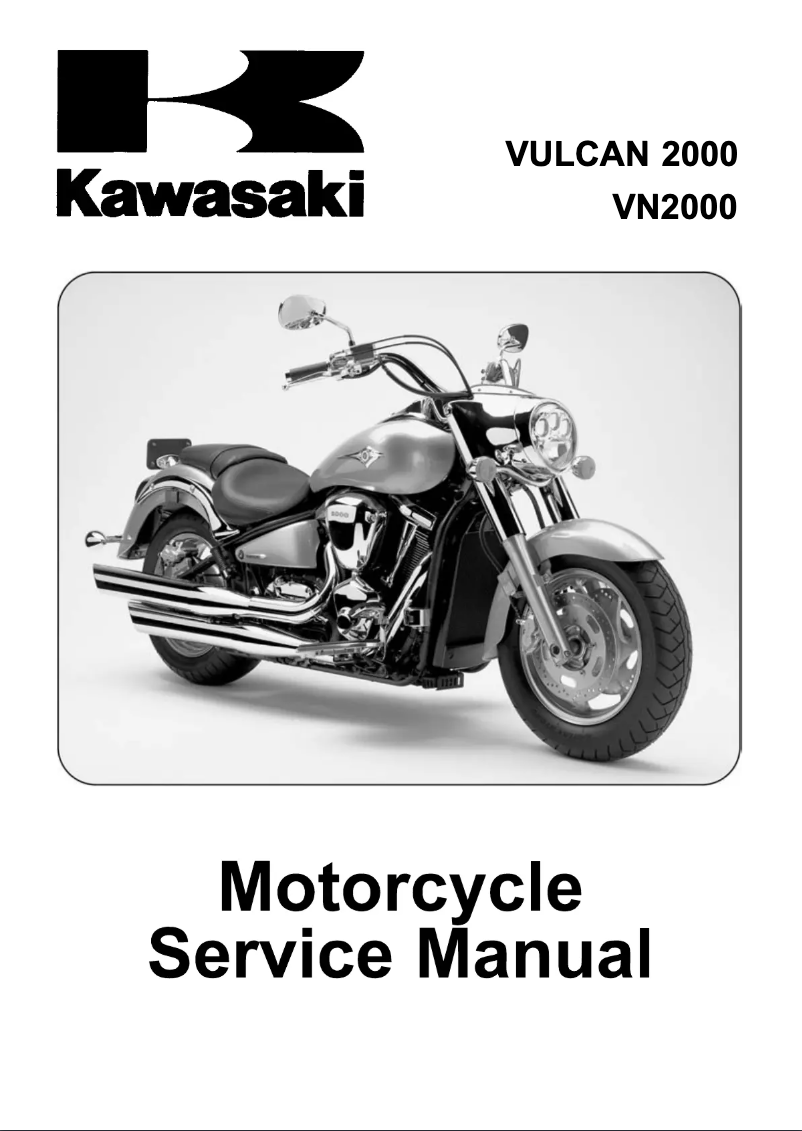 Página 1 del manual Manual de usuario Kawasaki Vulcan 2000 (2004)