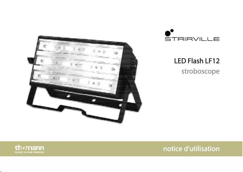 Página nº 1 - Manual de usuario Stairville LED Flash LF12