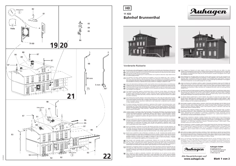 Página 1 del manual Manual de usuario Auhagen 11433