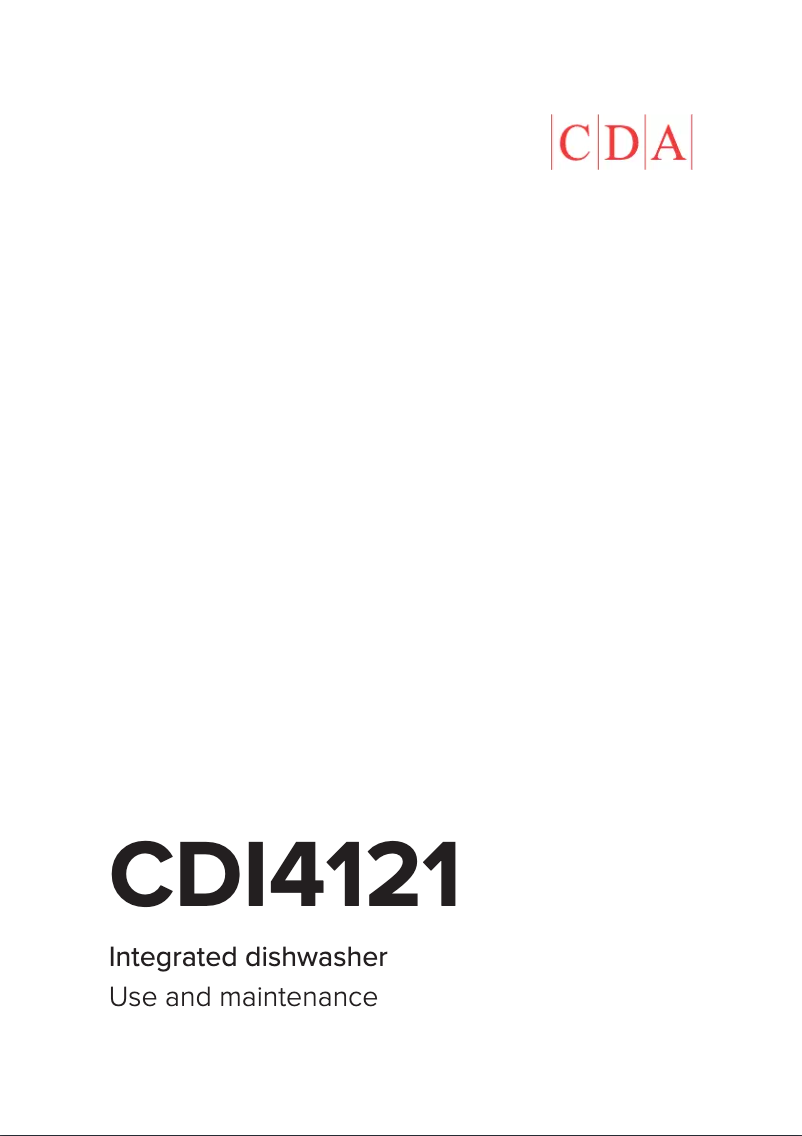 Imagen de la primera página del manual del dispositivo CDI4121