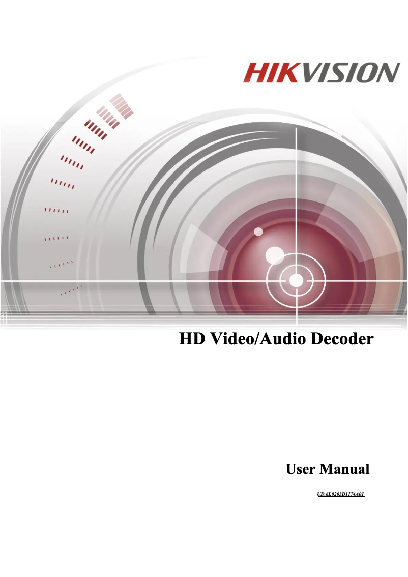 Página 1 del manual Manual de usuario Hikvision DS-6404HDI-T