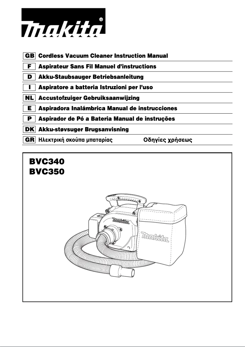 Imagen de la primera página del manual del dispositivo BVC350