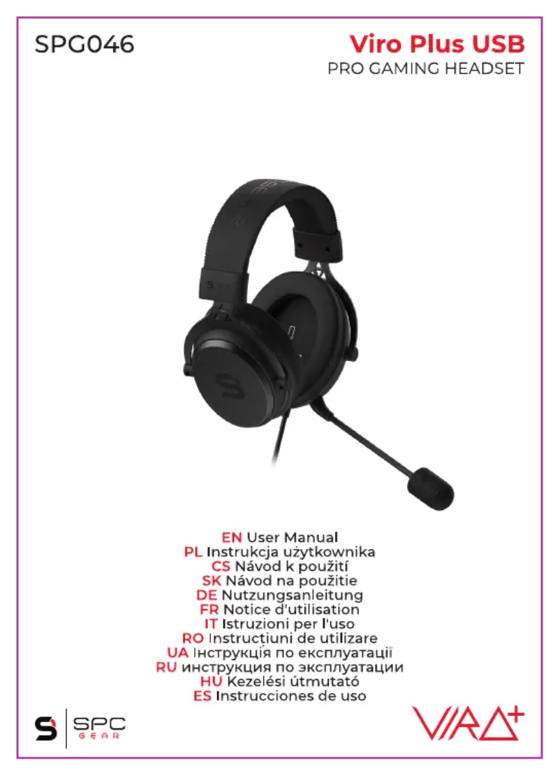 Página 1 del manual Manual de usuario SPC Viro Plus SPG046