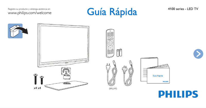 Imagen de la primera página del manual del dispositivo 28PHG4109