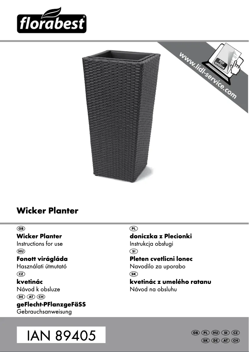 Imagen de la primera página del manual del dispositivo GP-1790