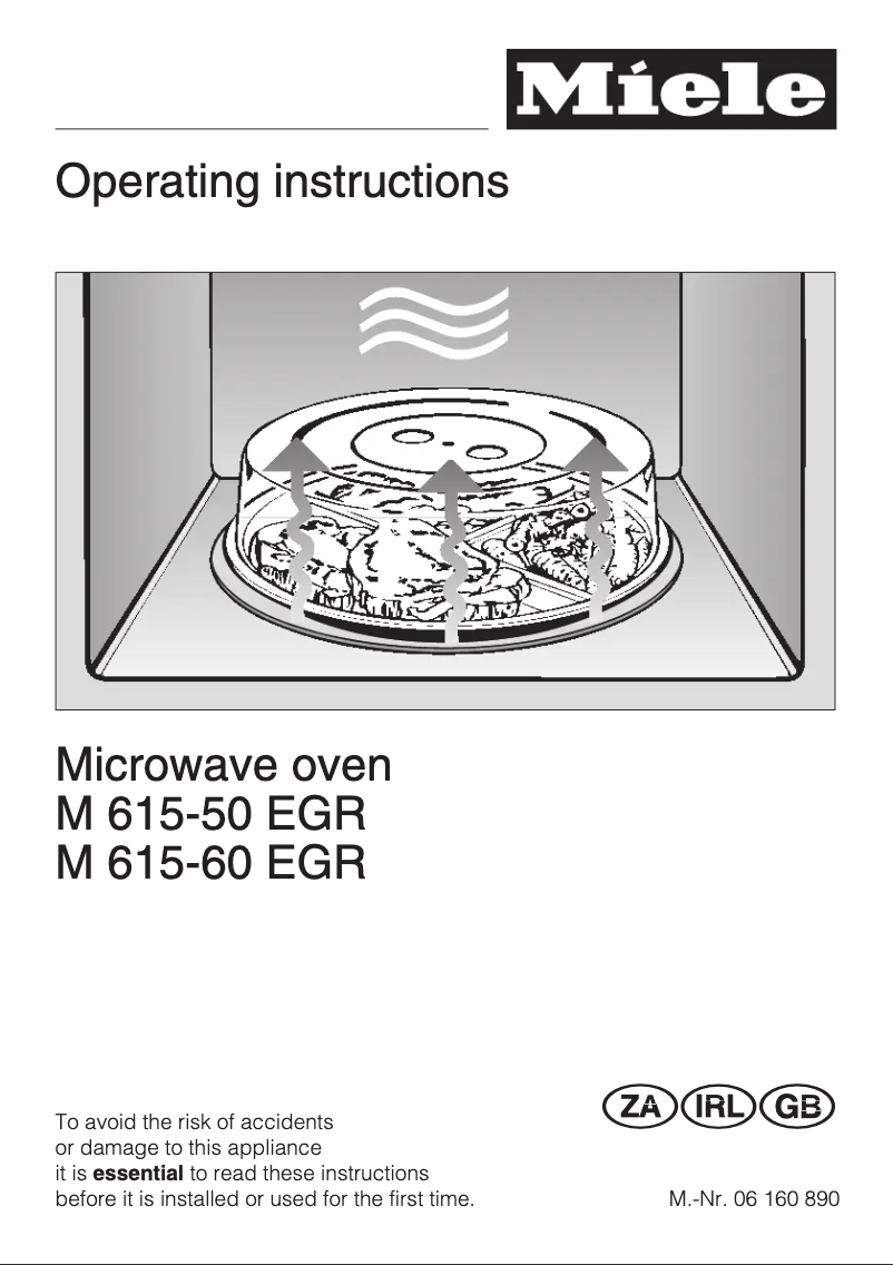 Imagen de la primera página del manual del dispositivo M 615-50 EGR
