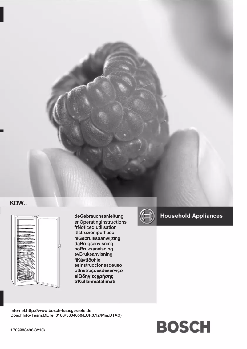 Página 1 del manual Manual de usuario Bosch KDW40402