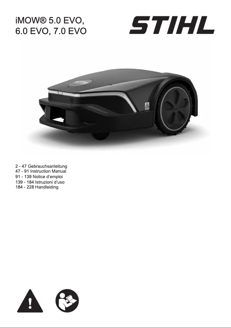 Página 1 del manual Manual de usuario Stihl iMow 6.0 EVO