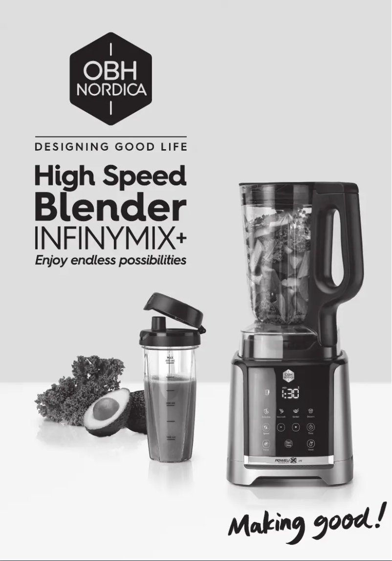 Imagen de la primera página del manual del dispositivo Infiny Mix+ LH91HDS0