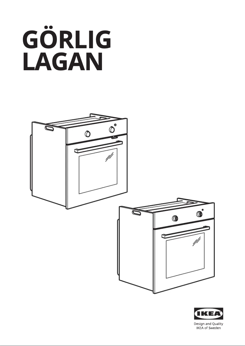 Página 1 del manual Manual de usuario Ikea GÖRLIG 804.132.28