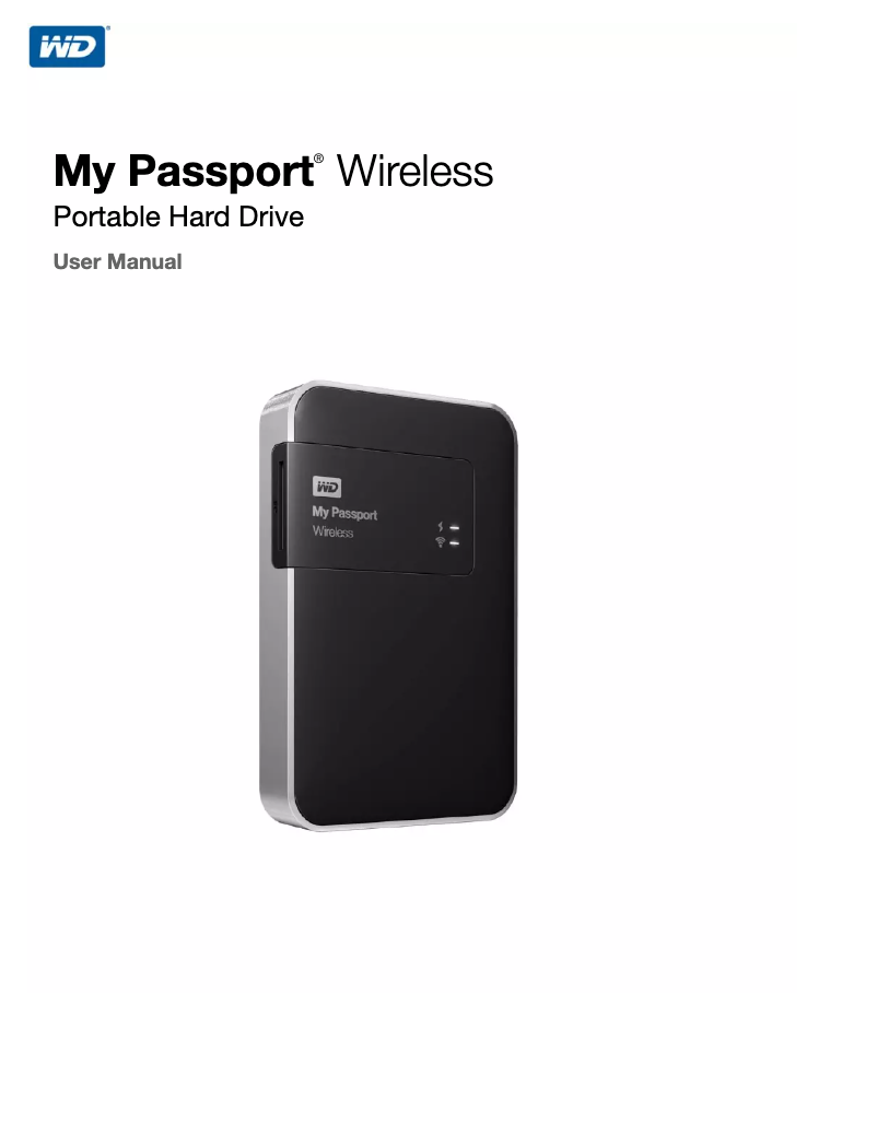Página 1 del manual Manual de usuario Western Digital My Passport Wireless
