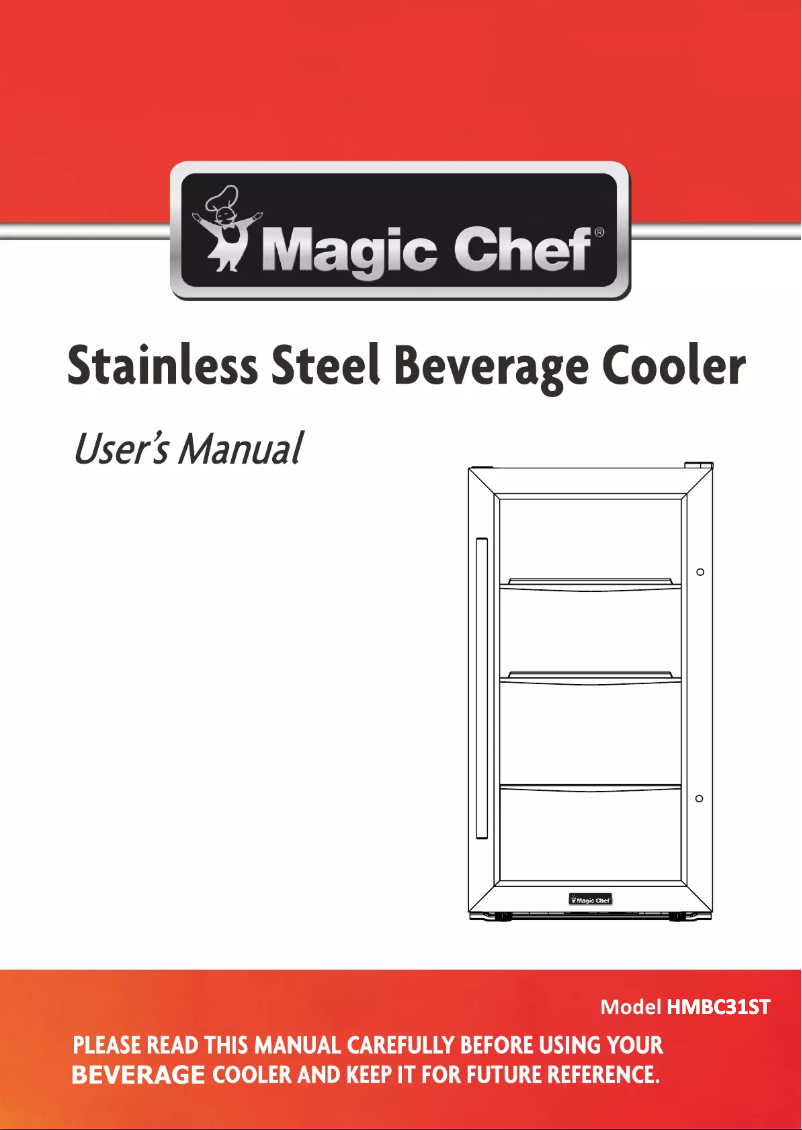 Página 1 del manual Manual de usuario Magic Chef HMBC31ST