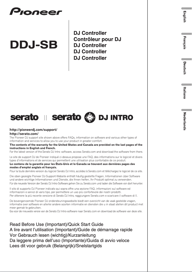 Página 1 del manual Guía de inicio rápido Pioneer PC-X10