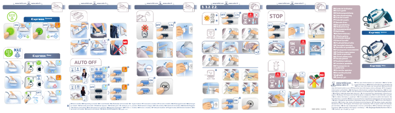 Imagen de la primera página del manual del dispositivo Express Easy Control GV7550