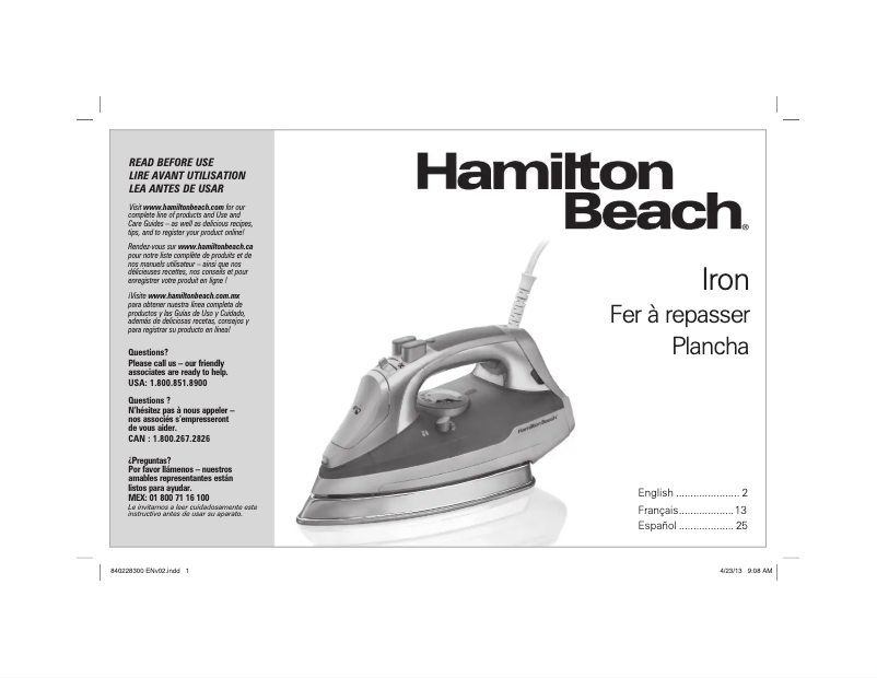 Imagen de la primera página del manual del dispositivo Full-size 14978