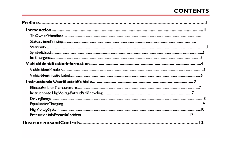 Imagen de la primera página del manual del dispositivo 5 EV (2020)