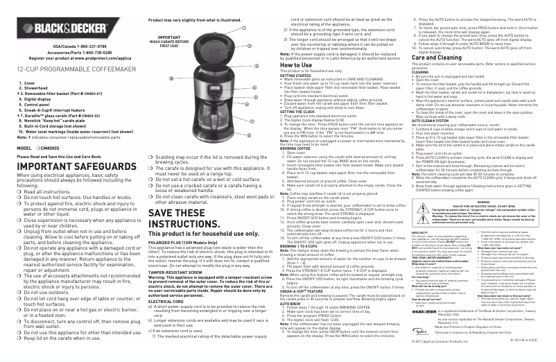 Página 1 del manual Manual de usuario Applica CM4000S