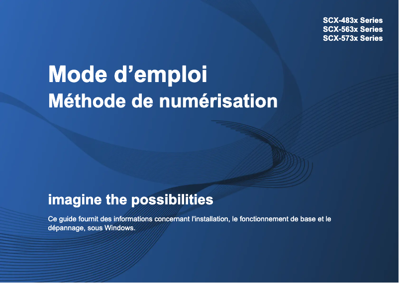 Página 1 del manual Manual de usuario Samsung SCX-5637FR