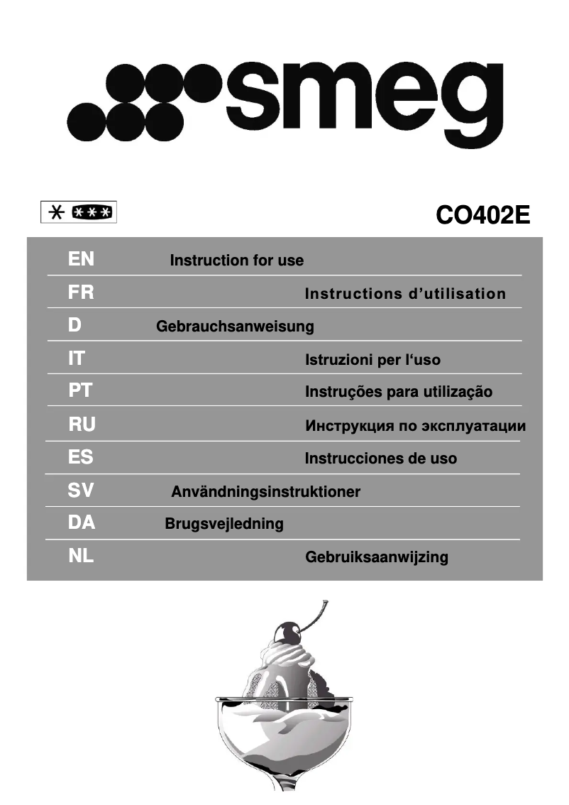 Imagen de la primera página del manual del dispositivo CO402E