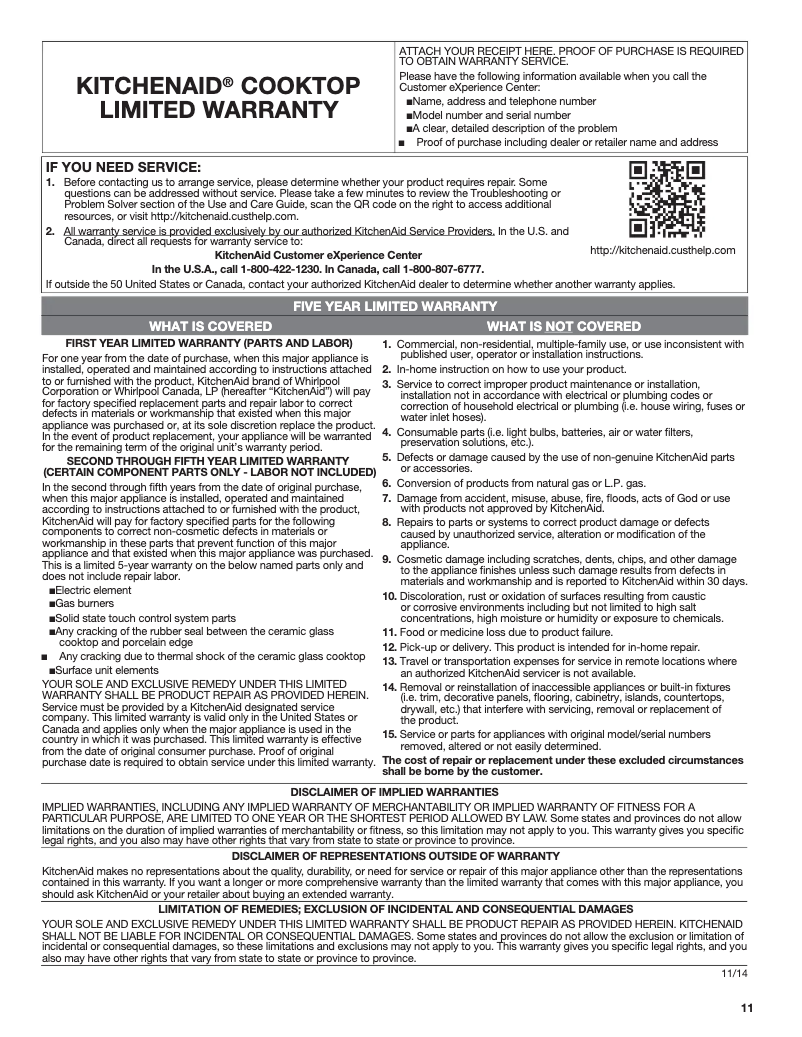 Imagen de la primera página del manual del dispositivo KCED606GSS