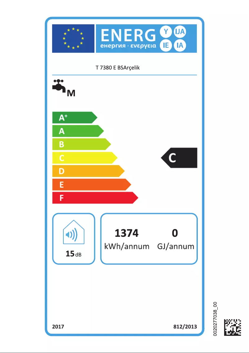 Imagen de la primera página del manual del dispositivo T 7380 E BS
