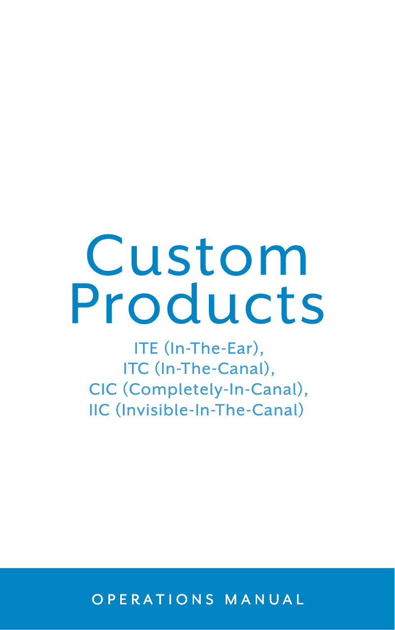 Página 1 del manual Manual de usuario Starkey Muse ITE