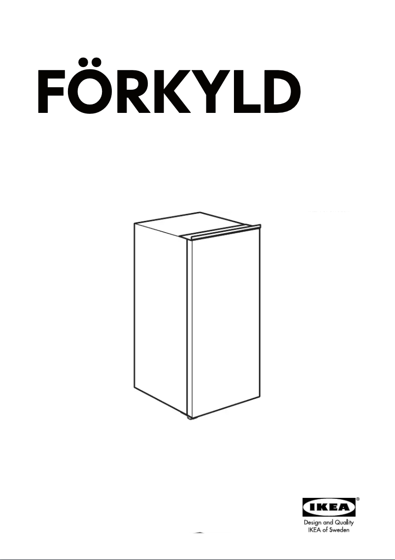 Página 1 del manual Instrucciones / montaje Ikea FORKYLD