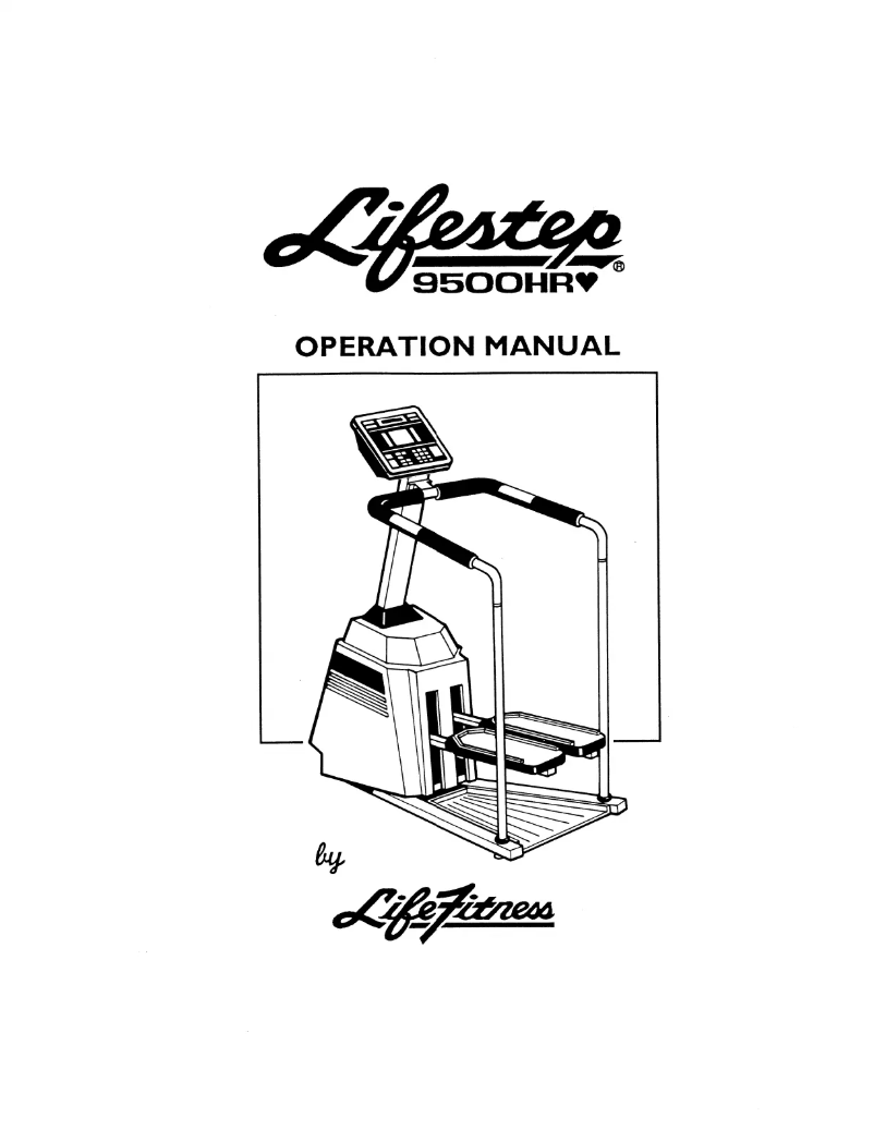 Imagen de la primera página del manual del dispositivo 9500HR